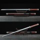 Chinese Sword Qin Dynasty Jian Hand Forged Pattern Steel Blade Copper Fittings Clay Tempered Traditional Sword