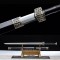 Chinese Sword Han Dynasty Jian Hand Forged Pattern Steel Eight Sides Full Tang Blade Ebony Scabbard Copper Fittings