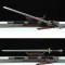 Chinese Sword Mudan Jian Hand Forged Folded Pattern Steel Clay Tempered Balde With Hi Copper Fittings