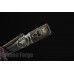 Chinese Sword Funiu Jian Bull Design Handmade Pattern Steel Pure copper carving Fittings Clay Tempered Hand Polished