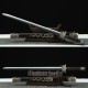 Chinese Jian Sword Hand Forged Clay Tempered Pattern Steel Traditional Snake Jian With Carved Copper Fittings