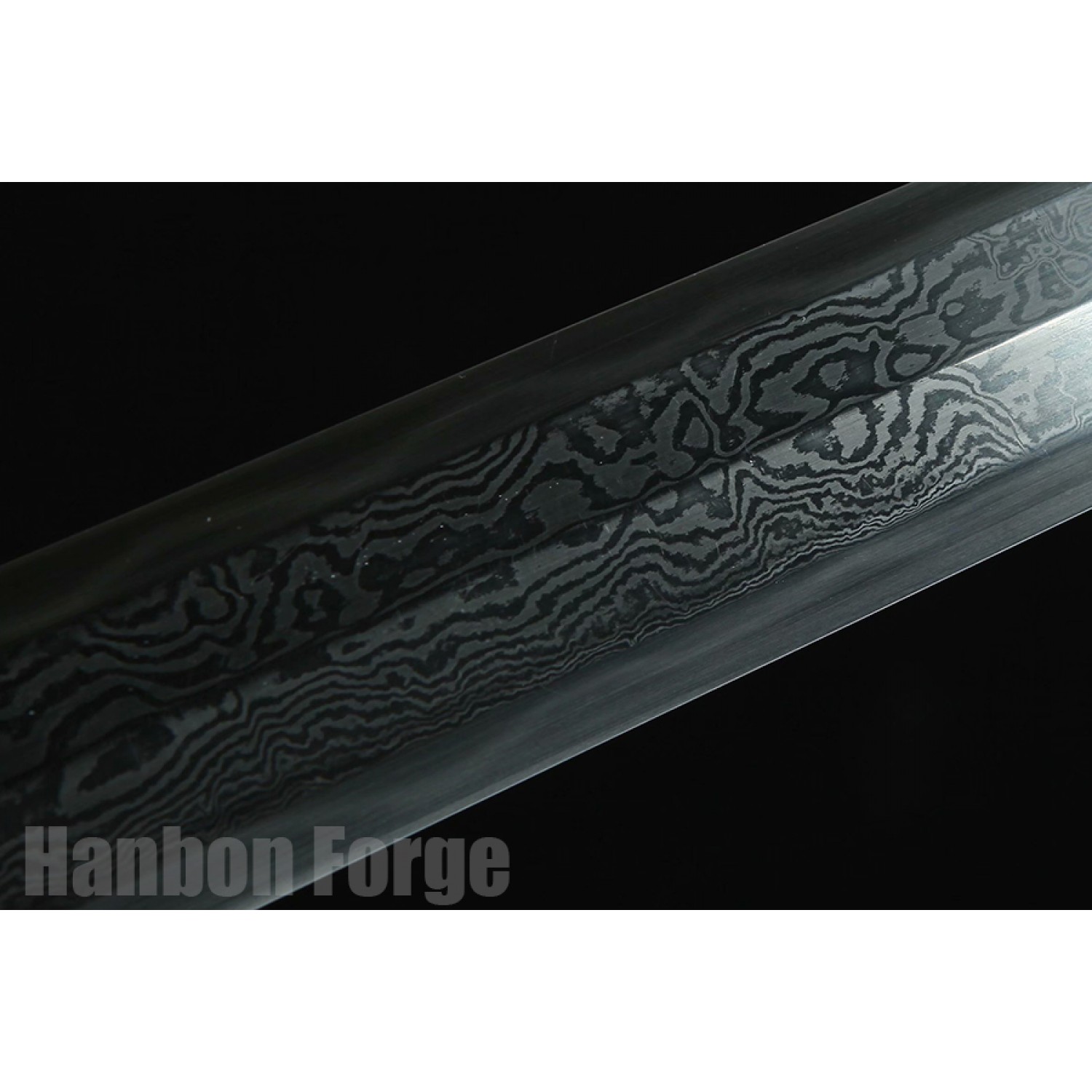 Chinese Jian Dragon Sword Fully Handmade Folded Pattern Steel With Clay ...