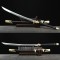 Chinese Dao Sword Hand Forged Folded Pattern Steel Full Tang Blade Samurai Sword With Copper Fittings 