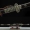 Chinese Tang Dao Sword Dragon Theme Fully Handmade Pattern Steel Real Straight Blade