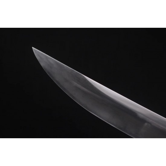 HAND FORGED NAGINATA SWORD JAPANESE SAMURAI SWORD 1095 Steel CLAY TEMPERED BLADE