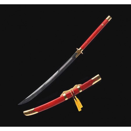 HAND FORGED NAGINATA SWORD JAPANESE SAMURAI SWORD 1095 Steel CLAY TEMPERED BLADE