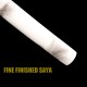 Handmade Japanese Katana Sword – 1095 Steel, Purple Tsuka-Ito, White Gloss Saya, Golden Fittings
