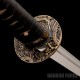 Hand-Forged 1095 Steel Katana with Dragon Fittings – Japanese Samurai Sword, Full Tang, Mirror Polished Blade