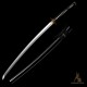 Handmade Japanese Katana Sword | T10 Steel Shinogi-Zukuri with Wave-Themed Fittings & Mirror Polish Handmade Japanese Katana Sword | T10 Steel Shinogi-Zukuri with Wave-Themed Fittings & Mirror Polish