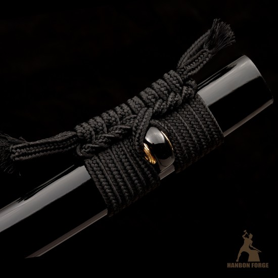 Handmade Japanese Katana Sword | T10 Steel Shinogi-Zukuri with Wave-Themed Fittings & Mirror Polish Handmade Japanese Katana Sword | T10 Steel Shinogi-Zukuri with Wave-Themed Fittings & Mirror Polish