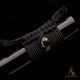 Handmade Japanese Katana Sword | T10 Steel Shinogi-Zukuri with Wave-Themed Fittings & Mirror Polish Handmade Japanese Katana Sword | T10 Steel Shinogi-Zukuri with Wave-Themed Fittings & Mirror Polish
