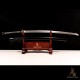 Handmade T10 Steel Samurai Katana | Black & White Rayskin Sword | Samurai & Japanese Architecture Fittings