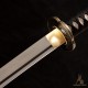 Handmade T10 Steel Samurai Katana | Black & White Rayskin Sword | Samurai & Japanese Architecture Fittings