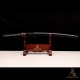 Handmade T10 Steel Samurai Katana | Black & White Rayskin Sword | Samurai & Japanese Architecture Fittings