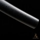 Handmade 1095 Folded Steel Clay Tempered Black Tanto Sword – Real Hamon Japanese Samurai Tanto with Sakura Fittings