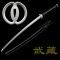 Handmade T10 Steel Katana Sword – Shinogi-Zukuri, Musashi Silver Fittings, Mirror Polish