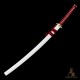 Premium T10 Shinogi-Zukuri Katana – Hand-Forged Japanese Sword, Custom Engravings, Red Tsuka-Ito