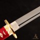 Premium T10 Shinogi-Zukuri Katana – Hand-Forged Japanese Sword, Custom Engravings, Red Tsuka-Ito