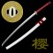 Premium T10 Shinogi-Zukuri Katana – Hand-Forged Japanese Sword, Custom Engravings, Red Tsuka-Ito
