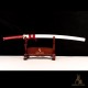 Premium T10 Shinogi-Zukuri Katana – Hand-Forged Japanese Sword, Custom Engravings, Red Tsuka-Ito