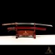 Premium 1095 Folded Steel Shinogi-Zukuri Katana with Double Hi Groove – Mirror Polished Japanese Sword, Brown Tsuka-Ito, Custom Engravings Premium 1095 Folded Steel Shinogi-Zukuri Katana with Double Hi Groove – Mirror Polished Japanese Sword, Brown Tsuka-Ito, Custom Engravings