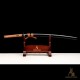 1095 Folded Steel Katana Sword | Shinogi-Zukuri Blade with Double Bohi & Carp Tsuba