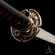Premium T10 Hand-Forged Katana – Black Dragon Warrior Full Tang Japanese Sword with Red Rayskin & Mirror Polished Blade Premium T10 Hand-Forged Katana – Black Dragon Warrior Full Tang Japanese Sword with Red Rayskin & Mirror Polished Blade