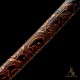 Premium T10 Hand-Forged Katana – Black Dragon Warrior Full Tang Japanese Sword with Red Rayskin & Mirror Polished Blade Premium T10 Hand-Forged Katana – Black Dragon Warrior Full Tang Japanese Sword with Red Rayskin & Mirror Polished Blade