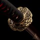 Handforged 1095 Folded Steel Red Blade Katana with Matte Black Saya Handforged 1095 Folded Steel Red Blade Katana with Matte Black Saya
