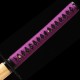 Handforged 1095 Folded Steel Red Blade Katana with Natural Wood Clear Lacquered Saya Handforged 1095 Folded Steel Red Blade Katana with Natural Wood Clear Lacquered Saya