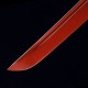 Handforged 1095 Folded Steel Red Blade Katana with Natural Wood Clear Lacquered Saya Handforged 1095 Folded Steel Red Blade Katana with Natural Wood Clear Lacquered Saya