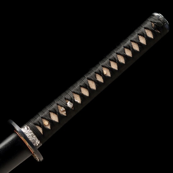 Hand Forged 1095 Folded Steel Katana – Choji Hamon, Lion Theme Brass Fittings, Hazuya Polish | Full Tang Samurai Sword Hand Forged 1095 Folded Steel Katana – Choji Hamon, Lion Theme Brass Fittings, Hazuya Polish | Full Tang Samurai Sword
