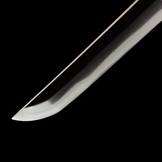 Handmade T10 Steel Katana with Genuine Notare Hamon and Brass Flower Fittings Handmade T10 Steel Katana with Genuine Notare Hamon and Brass Flower Fittings