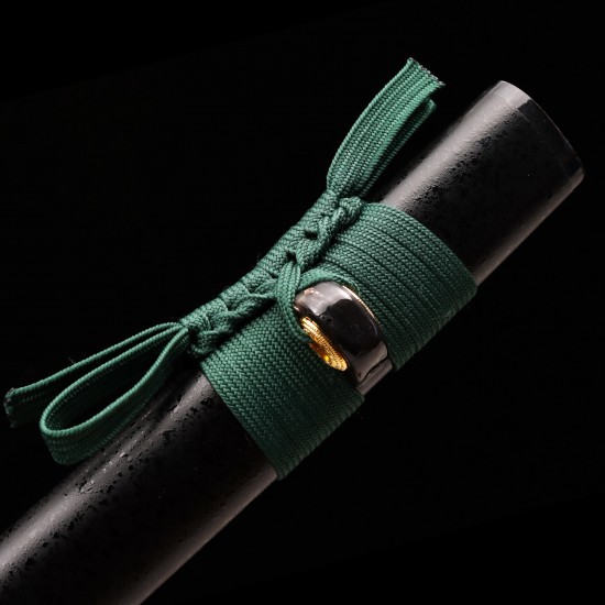 Handmade T10 Steel Katana with Genuine Notare Hamon and Brass Flower Fittings Handmade T10 Steel Katana with Genuine Notare Hamon and Brass Flower Fittings