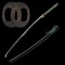 Handmade T10 Steel Katana with Genuine Notare Hamon and Brass Flower Fittings