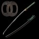 Handmade T10 Steel Katana with Genuine Notare Hamon and Brass Flower Fittings Handmade T10 Steel Katana with Genuine Notare Hamon and Brass Flower Fittings