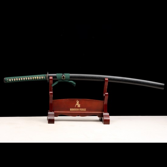 Handmade T10 Steel Katana with Genuine Notare Hamon and Brass Flower Fittings Handmade T10 Steel Katana with Genuine Notare Hamon and Brass Flower Fittings