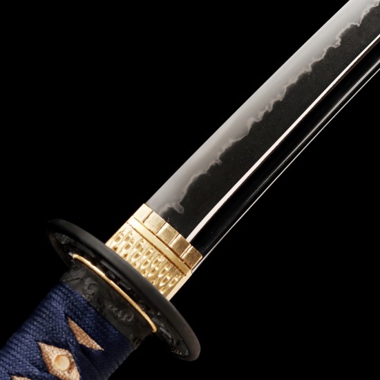 Hand Forged T10 Steel Katana with Genuine Choji Hamon – Handmade Japanese Samurai Sword Hand Forged T10 Steel Katana with Genuine Choji Hamon – Handmade Japanese Samurai Sword