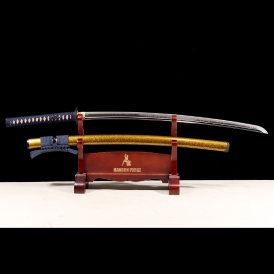 Hand Forged T10 Steel Katana with Genuine Choji Hamon – Handmade Japanese Samurai Sword Hand Forged T10 Steel Katana with Genuine Choji Hamon – Handmade Japanese Samurai Sword