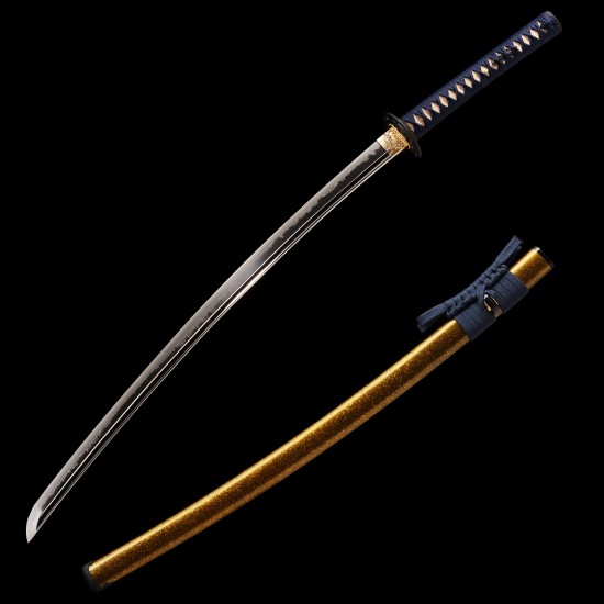 Hand Forged T10 Steel Katana with Genuine Choji Hamon – Handmade Japanese Samurai Sword Hand Forged T10 Steel Katana with Genuine Choji Hamon – Handmade Japanese Samurai Sword