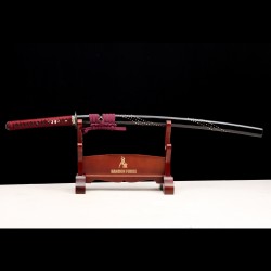 Kobuse Steel Katana with Gunome Hamon Handmade Japanese Sword