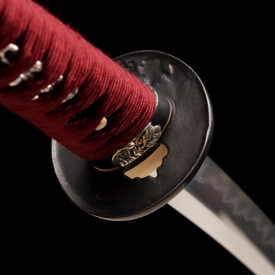 Kobuse Steel Katana with Gunome Hamon Handmade Japanese Sword Kobuse Steel Katana with Gunome Hamon Handmade Japanese Sword