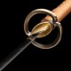 Hand Forged T10 Steel Katana with Genuine Midare Hamon, Gold Musashi Tsuba and Black Piano Finish Saya Hand Forged T10 Steel Katana with Genuine Midare Hamon, Gold Musashi Tsuba and Black Piano Finish Saya
