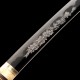 Hand Forged 1095 Folded Steel Katana with Genuine Gunome Hamon, Japanese Silk Ito and Mother-of-Pearl Red Lacquer Saya Hand Forged 1095 Folded Steel Katana with Genuine Gunome Hamon, Japanese Silk Ito and Mother-of-Pearl Red Lacquer Saya