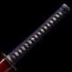 Hand Forged 1095 Folded Steel Katana with Genuine Gunome Hamon, Japanese Silk Ito and Mother-of-Pearl Red Lacquer Saya Hand Forged 1095 Folded Steel Katana with Genuine Gunome Hamon, Japanese Silk Ito and Mother-of-Pearl Red Lacquer Saya