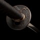 1095 Folded Steel Katana with Mirror Polished Blade and Dancing Crane & Butterfly Fittings
