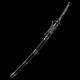 1095 Folded Steel Katana with Mirror Polished Blade and Dancing Crane & Butterfly Fittings