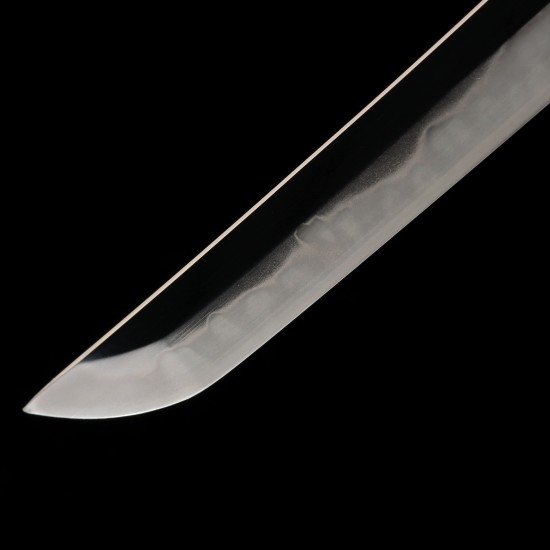 Hand Forged T10 Steel Katana with Genuine Notare Hamon and Plum Blossom Fittings Hand Forged T10 Steel Katana with Genuine Notare Hamon and Plum Blossom Fittings