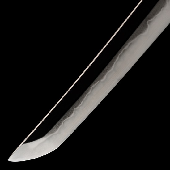 Hand Forged T10 Steel Katana with Genuine Notare Hamon and Gold Dragon Fittings | HanBon Forge Hand Forged T10 Steel Katana with Genuine Notare Hamon and Gold Dragon Fittings | HanBon Forge