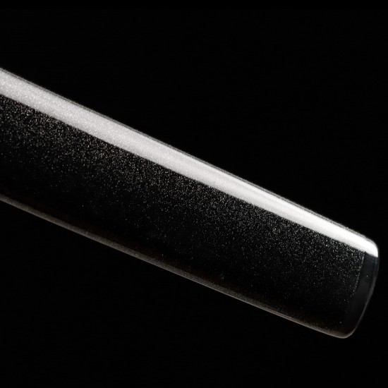 Hand-Forged T10 Steel Katana with Genuine Notare Hamon and Wave-Themed Fittings Hand-Forged T10 Steel Katana with Genuine Notare Hamon and Wave-Themed Fittings